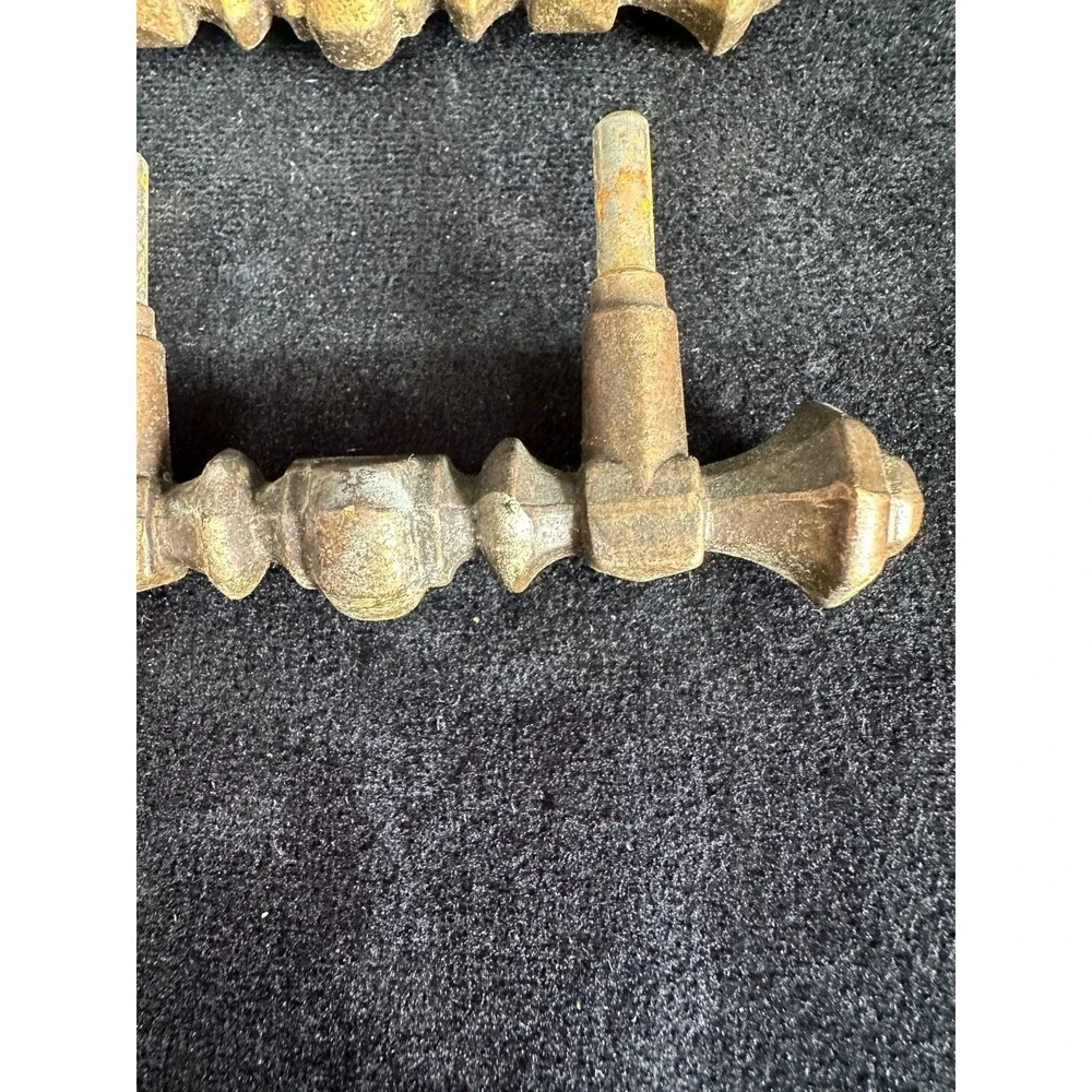 Vintage Brass Door Handles Drawer Handles 3.5